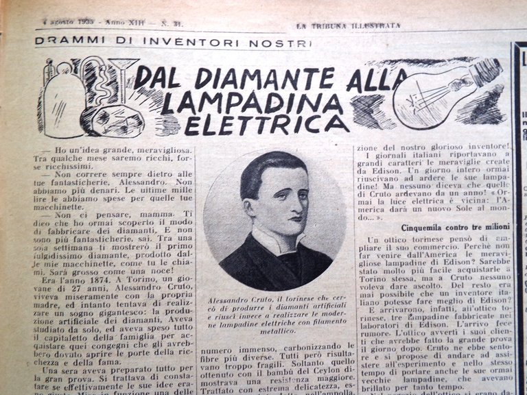 La Tribuna Illustrata 4 Agosto 1935 Cruto Tour France Manica …