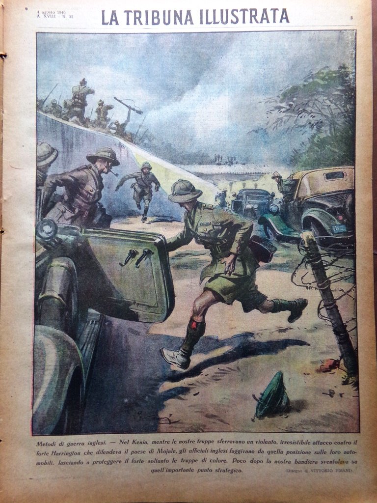 La Tribuna Illustrata 4 Agosto 1940 WW2 Tour Dartmoor Donne …