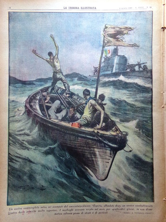 La Tribuna Illustrata 4 Agosto 1940 WW2 Tour Dartmoor Donne …