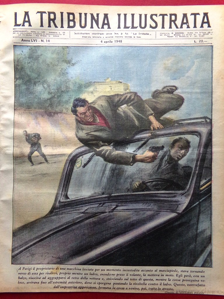 La Tribuna Illustrata 4 Aprile 1948 Coppi Stelle Cinema Città … | Immagine principale
