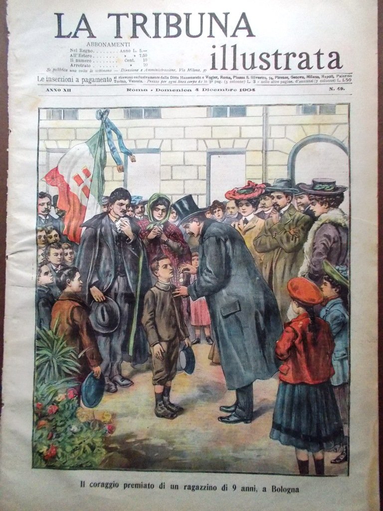 La Tribuna Illustrata 4 Dicembre 1904 Camera Deputati Ferrovia Sempione …