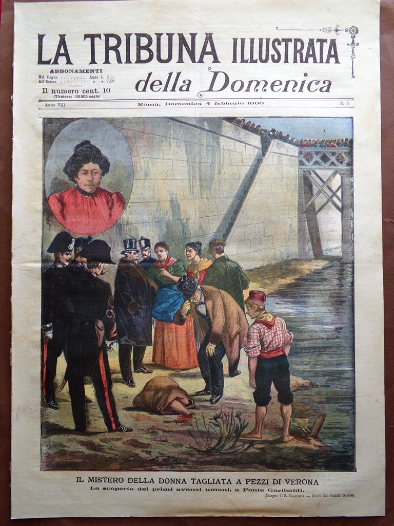 La Tribuna Illustrata 4 Febbraio 1900 Guerra Anglo-Boera Ponte Garibaldi …