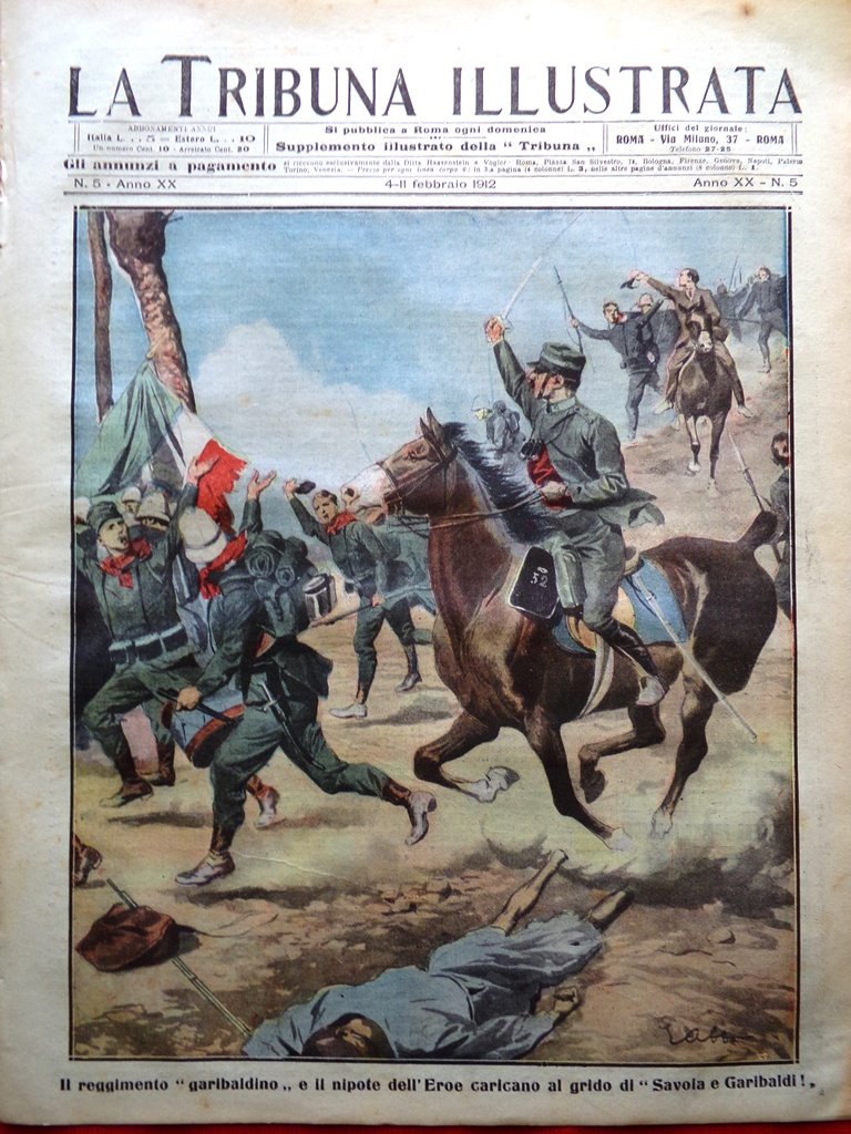 La Tribuna Illustrata 4 Febbraio 1912 Santo Stefano Genova Hugo …