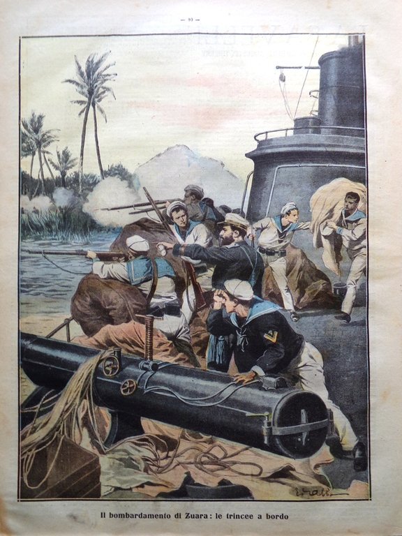 La Tribuna Illustrata 4 Febbraio 1912 Santo Stefano Genova Hugo …
