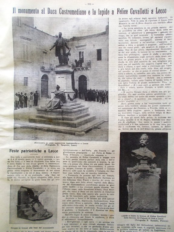 La Tribuna Illustrata 4 Giugno 1905 Angelo Lodigiano Lecce Meningite …