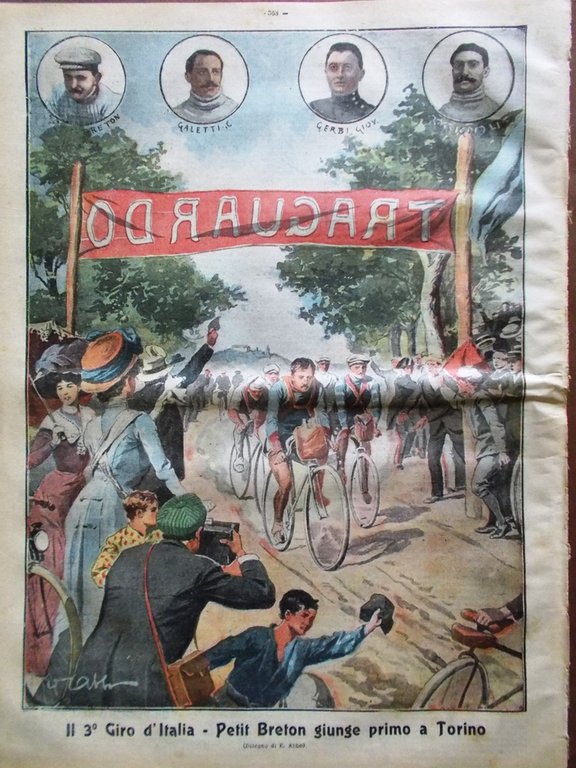 La Tribuna Illustrata 4 Giugno 1911 Catania Umberto I Giro …