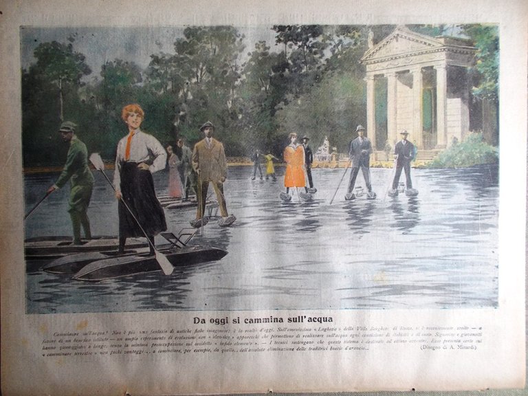 La Tribuna Illustrata 4 Maggio 1919 Barbara Marchisio Pace in …