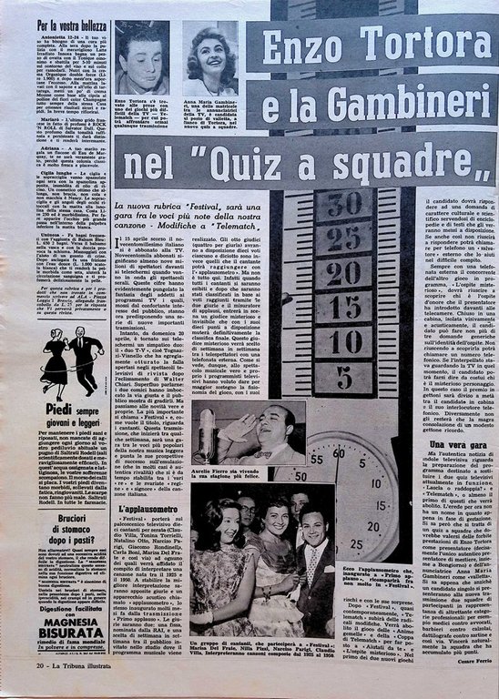 La Tribuna Illustrata 4 Maggio 1958 Greta Garbo Expo Andrea …