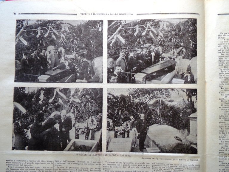 La Tribuna Illustrata 4 Marzo 1900 Camillo Danesi Funerali di …