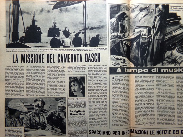 La Tribuna Illustrata 4 Marzo 1962 Tesoro Balbo Fellini Kennedy …