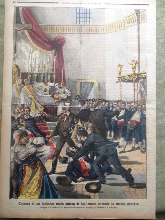 La Tribuna Illustrata 4 Novembre 1900 Tomba Umberto Pantheon Renzis …