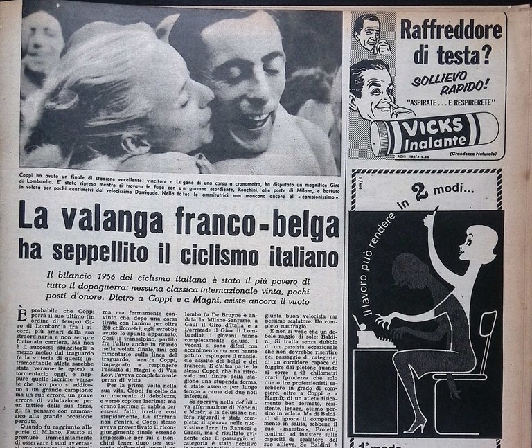 La Tribuna Illustrata 4 Novembre 1956 Rivolta Ungheria Coppi Primus …