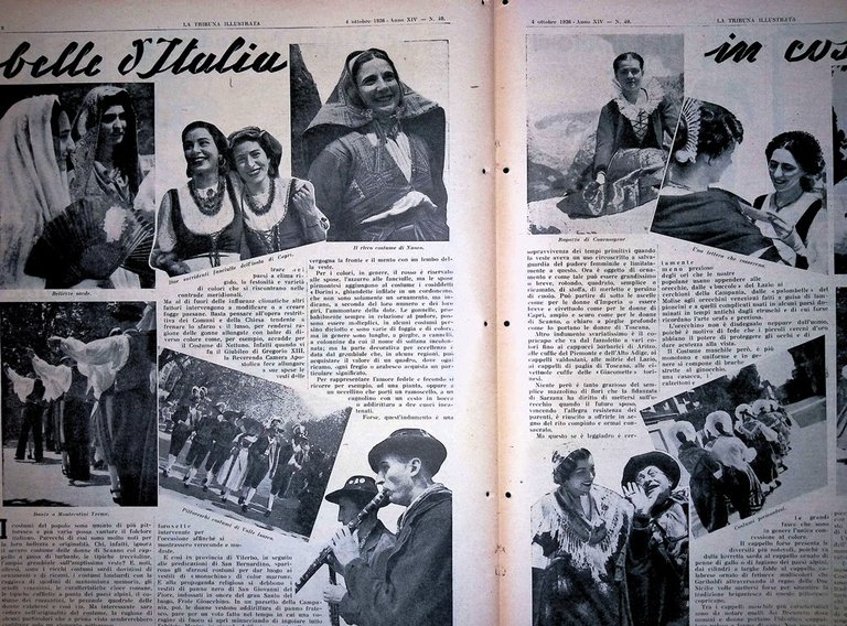 La Tribuna Illustrata 4 Ottobre 1936 Accademia Duse Italiane in …