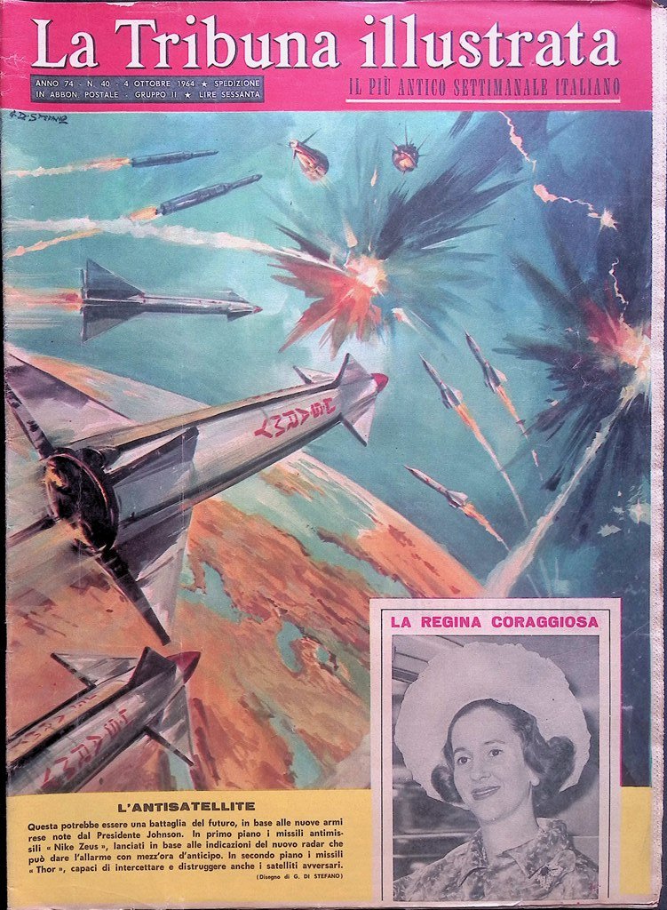 La Tribuna Illustrata 4 Ottobre 1964 Johhson Goldwater Chaplin Burton …