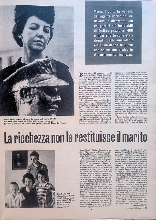 La Tribuna Illustrata 4 Ottobre 1964 Johhson Goldwater Chaplin Burton …