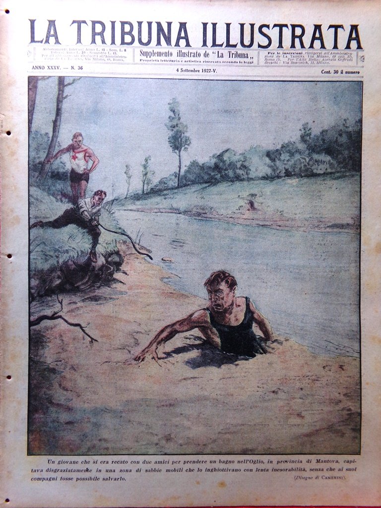 La Tribuna Illustrata 4 Settembre 1927 Turati De Pinedo Heinrich …