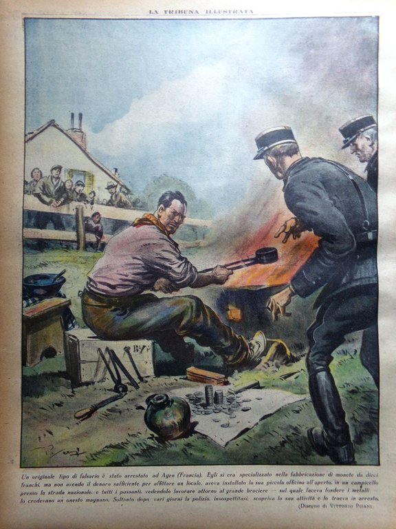 La Tribuna Illustrata 4 Settembre 1938 Sumo Barbarossa Cinecittà Calciatori …