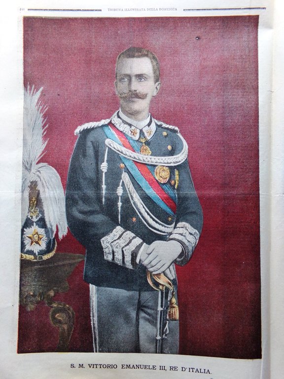 La Tribuna Illustrata 5 Agosto 1900 Assassinio del Re Umberto …