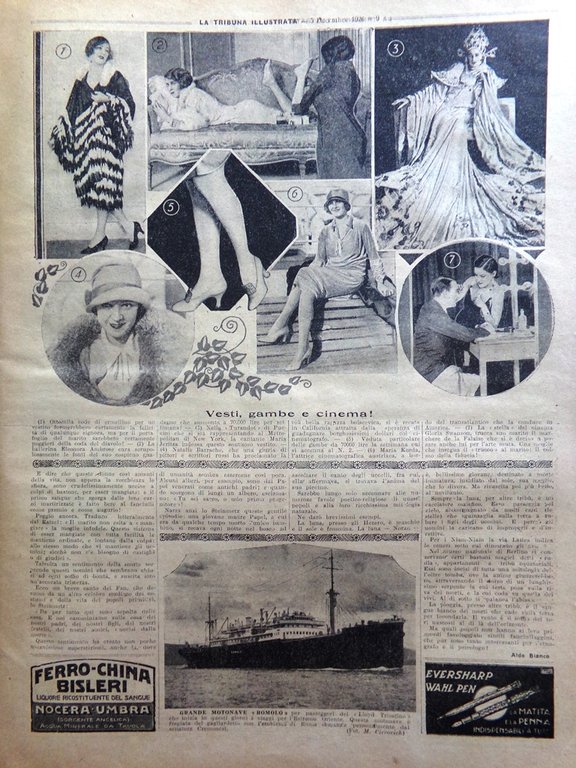 La Tribuna Illustrata 5 Dicembre 1926 Charlot Romolo Febbre Oro … | Immagine Gallery 4