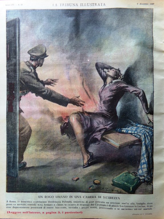 La Tribuna Illustrata 5 Dicembre 1948 Bandito Giuliano Garollo Purosangue … | Immagine Gallery 3