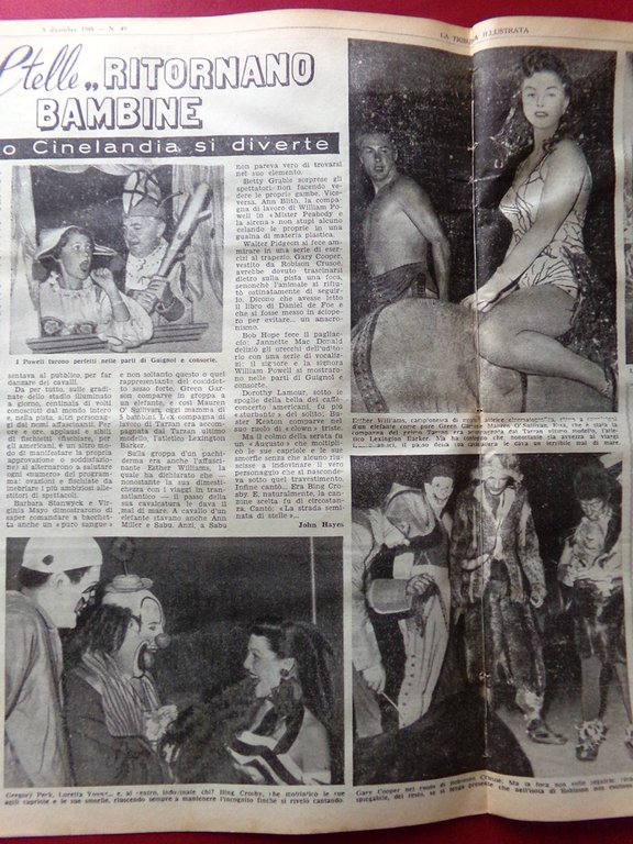 La Tribuna Illustrata 5 Dicembre 1948 Bandito Giuliano Garollo Purosangue … | Immagine Gallery 4