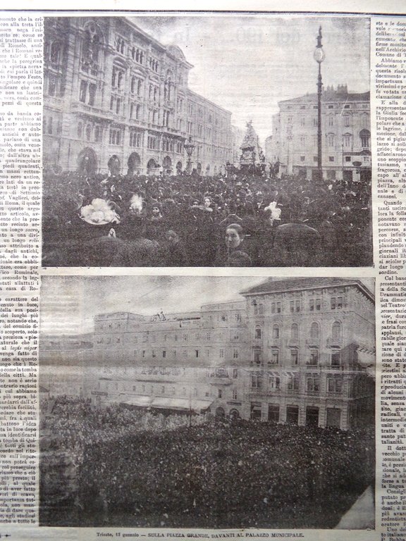 La Tribuna Illustrata 5 Febbraio 1899 Tomba Romolo Foro Romano …