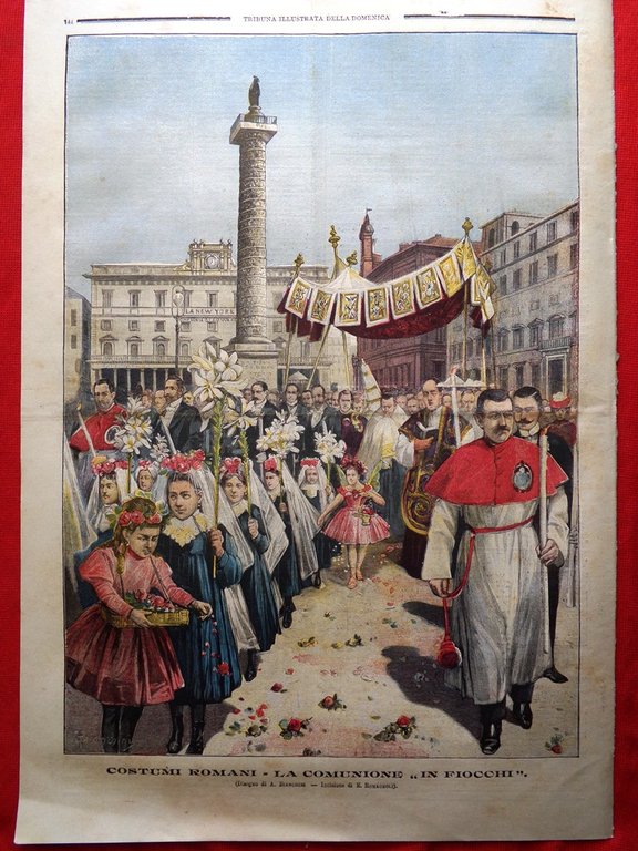 La Tribuna Illustrata 5 Maggio 1901 Lunardi Gaggero Porto di …