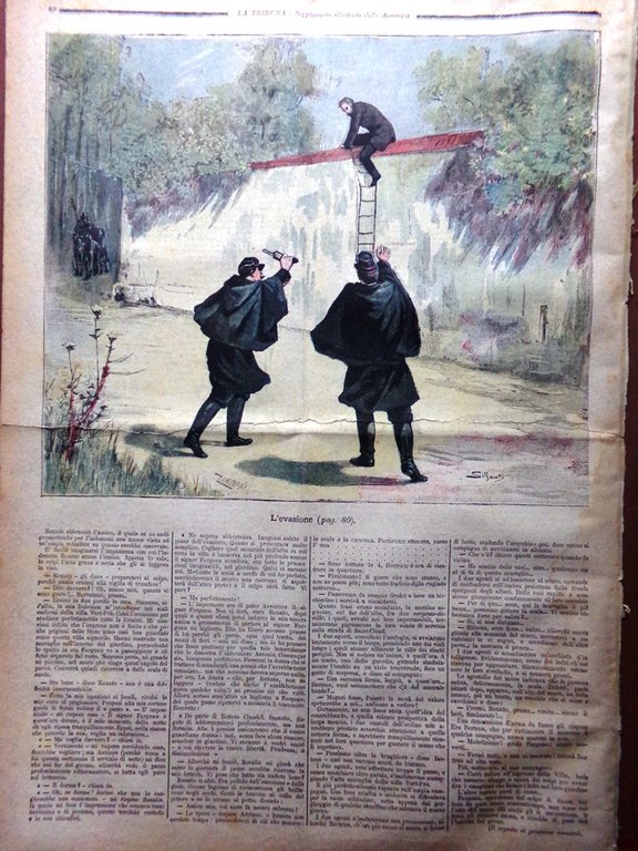 La Tribuna Illustrata 5 Marzo 1893 Funerali De Zerbi Mamiani …