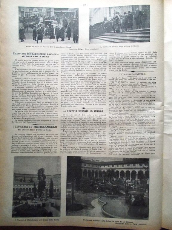 La Tribuna Illustrata 5 Marzo 1905 Sergio di Russia Cremlino …