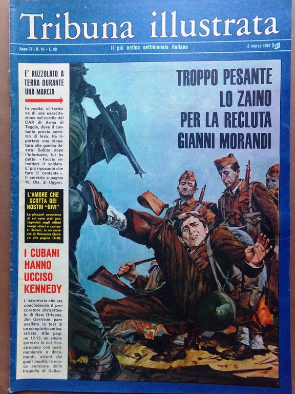 La Tribuna Illustrata 5 Marzo 1967 Morandi Corso Indagini su … | Immagine Gallery 1
