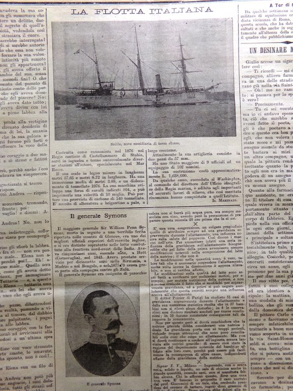 La Tribuna Illustrata 5 Novembre 1899 Majelli Dreyfus Tor Quinto …
