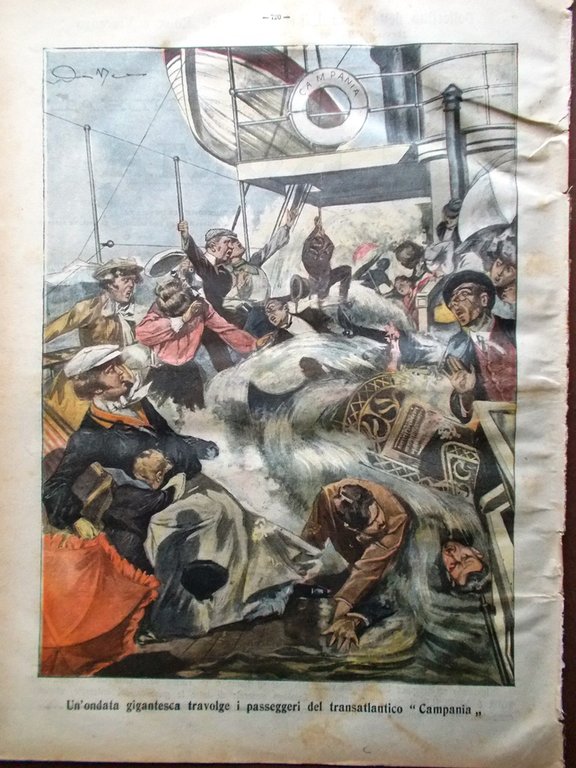 La Tribuna Illustrata 5 Novembre 1905 Eleonora Duse Troni Campania …