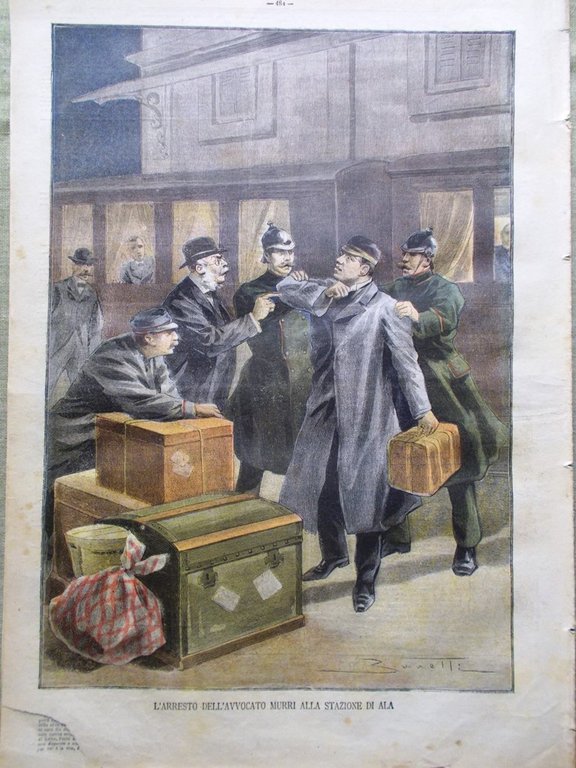 La Tribuna Illustrata 5 Ottobre 1902 Bonmartini Murri Palumbo Naumachia …