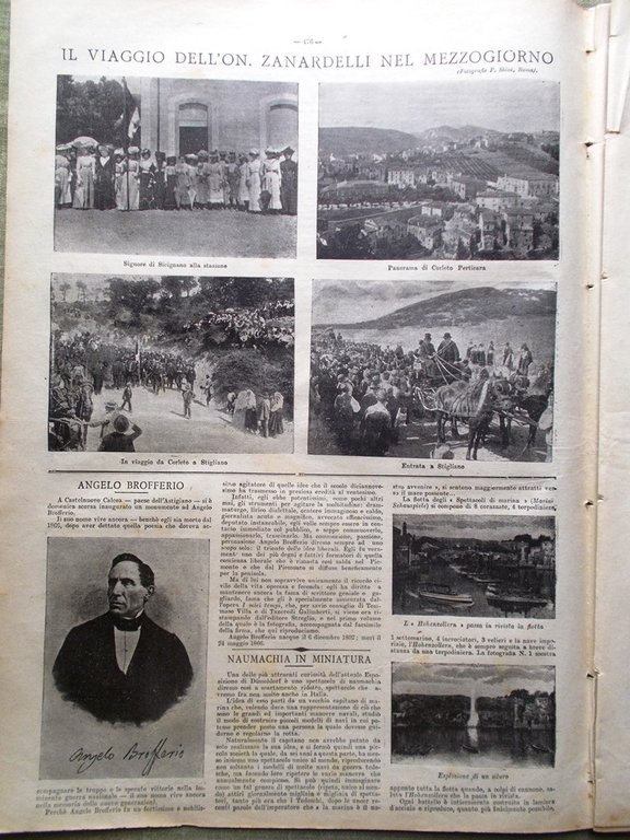La Tribuna Illustrata 5 Ottobre 1902 Bonmartini Murri Palumbo Naumachia …