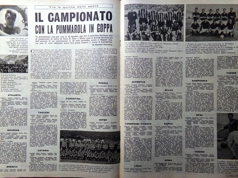 La Tribuna Illustrata 5 Settembre 1965 Napoli Grace Metalious Borgo …