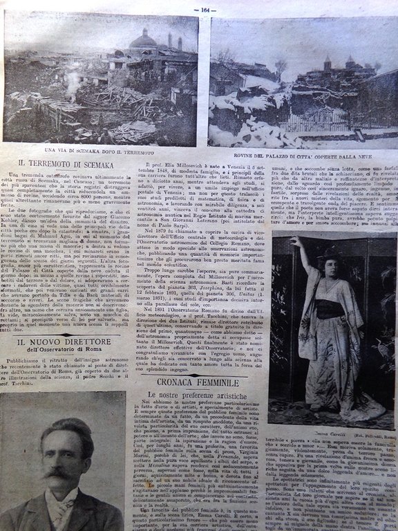 La Tribuna Illustrata 6 Aprile 1902 Terremoto a Scemaka Prinetti … | Immagine Gallery 3