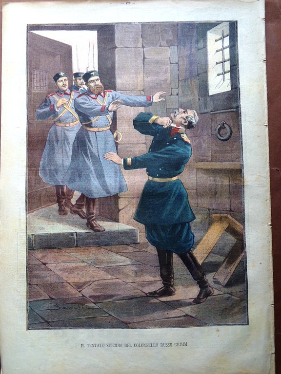 La Tribuna Illustrata 6 Aprile 1902 Terremoto a Scemaka Prinetti …