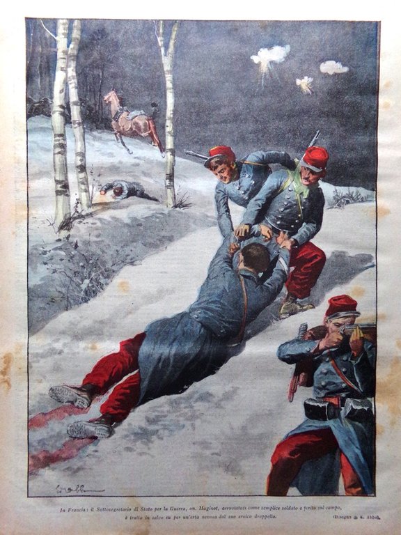 La Tribuna Illustrata 6 Dicembre 1914 WW1 Dixmude Casino Sanremo …