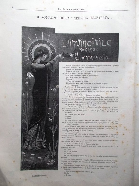 La Tribuna Illustrata 6 Gennaio 1890 Primo Numero Assoluto Gayarre …