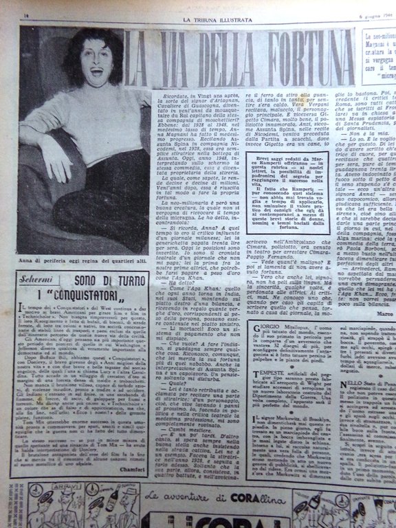 La Tribuna Illustrata 6 Giugno 1948 Concistoro Joe Louis Magnani … | Immagine Gallery 4