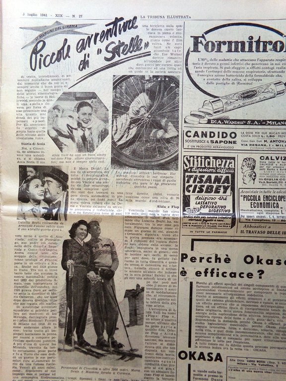 La Tribuna Illustrata 6 Luglio 1941 WW2 Judo Ernesto Rossi …