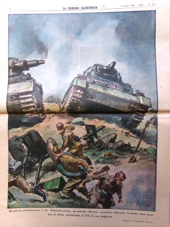 La Tribuna Illustrata 6 Luglio 1941 WW2 Judo Ernesto Rossi …