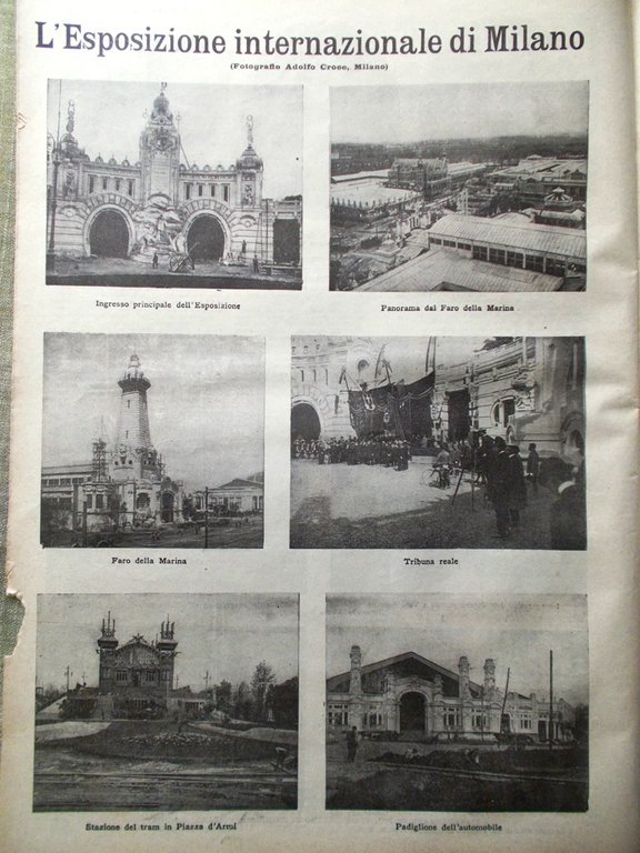 La Tribuna Illustrata 6 Maggio 1906 Vesuvio Olimpiadi Atene Congressi …