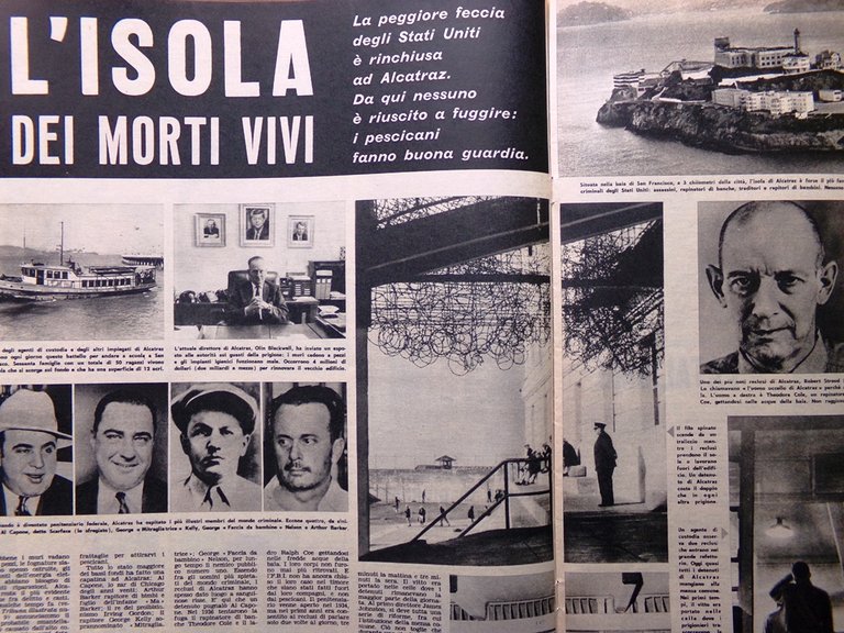 La Tribuna Illustrata 6 Maggio 1962 Alcatraz Wood Armstrong Porres …