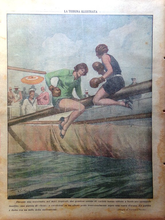 La Tribuna Illustrata 6 Marzo 1927 Crusoe Bard De Pinedo …