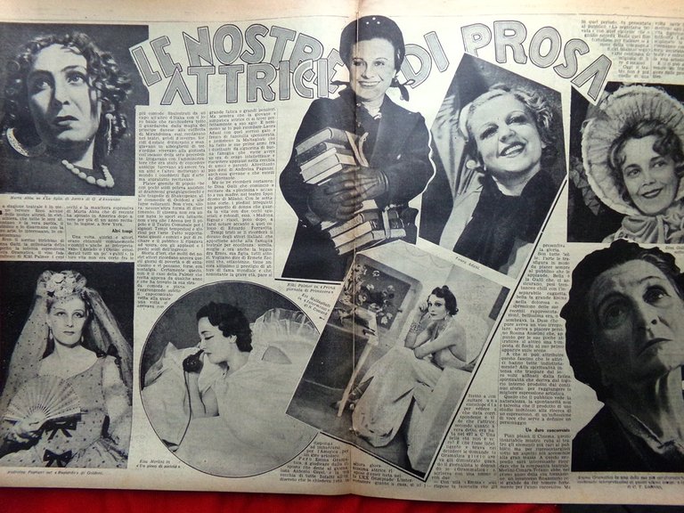 La Tribuna Illustrata 6 Marzo 1938 Giornale Petrarca Attrici di …