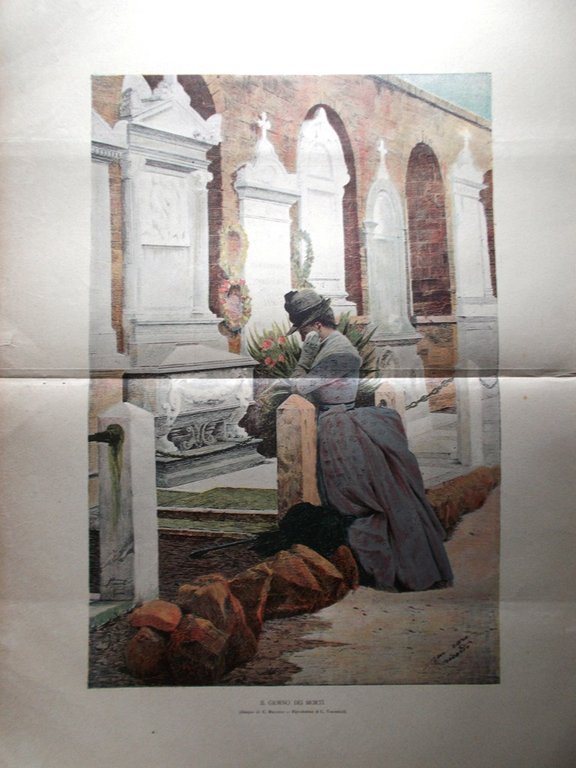 La Tribuna Illustrata 6 Novembre 1892 Trezza Spiritismo Roma Montevideo …