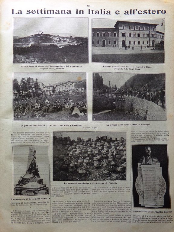 La Tribuna Illustrata 6 Ottobre 1912 Miserabili Derna Zanzur Maggiotto …