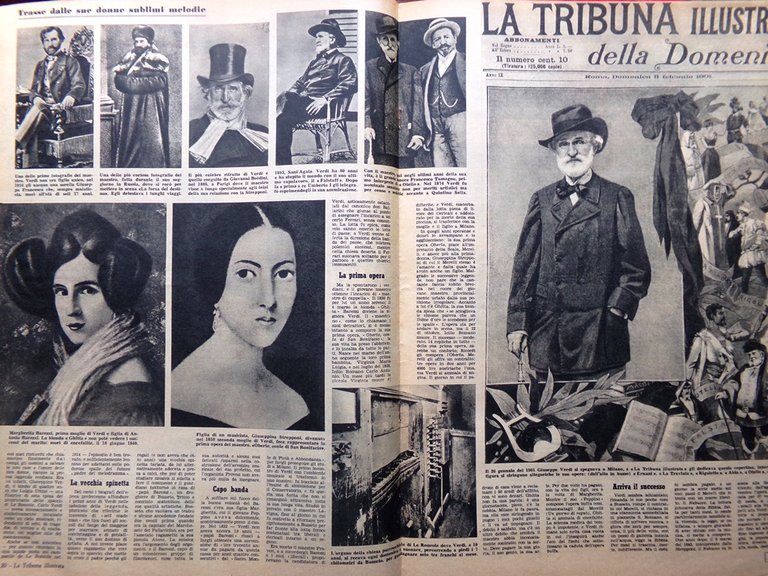 La Tribuna Illustrata 6 Ottobre 1963 Giuseppe Verdi Smith Schweitzer …