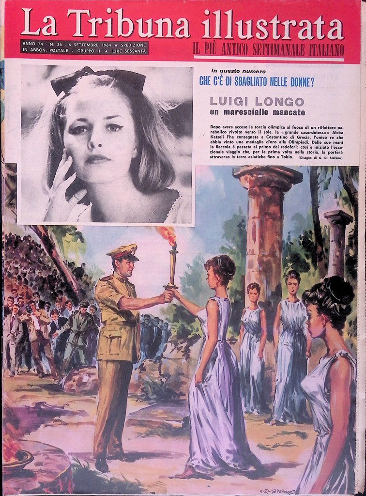 La Tribuna Illustrata 6 Settembre 1964 funerali Togliatti Atlantic City …